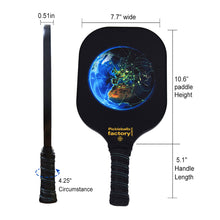 Load image into Gallery viewer, Pickleball Paddles | Pickleball Equipment | Pop Pickleball Paddle | SX0071 BLUE EARTH Pickleball Set for Pickleball Printest 
