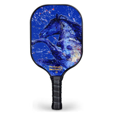 Load image into Gallery viewer, Pickleball Paddles | Pickleball Paddle | Outdoor Pickleball Near Me | SX0074 BLUE ART HORSE Pickleball Paddle Designs
