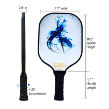 Load image into Gallery viewer, Pickleball Paddle | Best Pickleball Paddles | Best Control Pickleball Paddle | SX0079 BLUE MUSIC NOTE Pickleball Set for Pickleball Rules 
