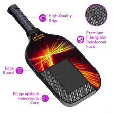 Load image into Gallery viewer, Pickleball Rackets | Pickleball Paddles | Best Pro Pickleball Paddle | SX0082 PINK RED FLAMING Pickleball Set for Pickleball online store 
