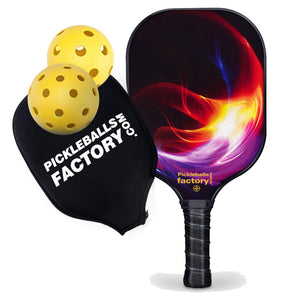 Pickleball Paddles | Pickleball Equipment | Best Type of Pickle Racket | SX0082 PINK RED FLAMING Pickleball Paddle for Reseller