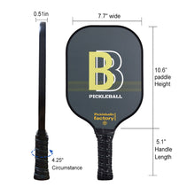 Cargar imagen en el visor de la galería, Pickleball Paddles | Best Pickleball Paddle 2021 | Pickleball Rackets Amazon | SX0029 YELLOW B Pickleball Paddles Vendor for Amazon
